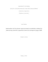 Optimization of the solvent-induced protein precipitation method for determining erlotinib's specificity toward its biological target, EGFR