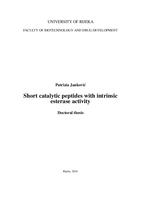 prikaz prve stranice dokumenta Short catalytic peptides with intrinsic esterase activity