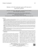 prikaz prve stranice dokumenta Influence of the left ventricular types on QT intervals in hypertensive patients
