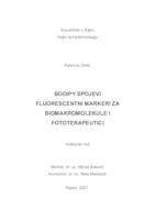prikaz prve stranice dokumenta BODIPY spojevi fluorescentni markeri za biomakromolekule i fototerapeutici