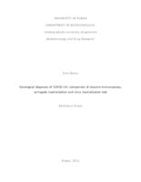 prikaz prve stranice dokumenta Serological diagnosis of COVID-19: comparison of enzyme immunoassay, surrogate neutralization and virus neutralization test