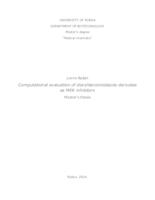 prikaz prve stranice dokumenta Computational evaluation of diarylbenzimidazole derivates as MEK inhibitors